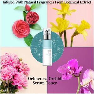 Extra hydration with Orchid serum toner for sensitive skin by Gelmersea 100ml